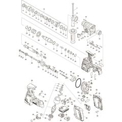 Main Assembly for Makita DHR264ZJ