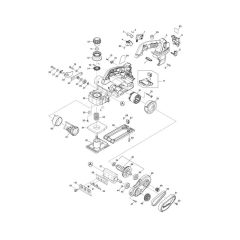 Makita DKP181RTJ Planer Assembly