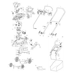 Makita DLM330 Mower Assembly