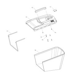 Grass Catcher for Makita DLM380