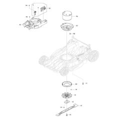 Blade Assembly for Makita DLM481