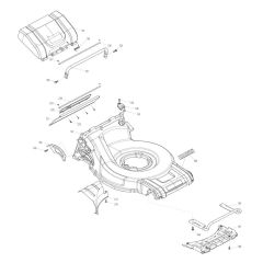 Deck Assembly for Makita DLM533