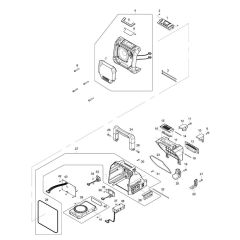 Makita DMR202 Radio Assembly