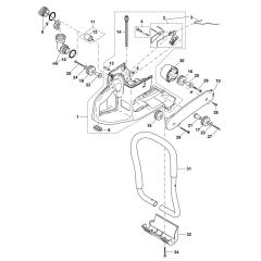 Tank & Handle Assembly for Makita