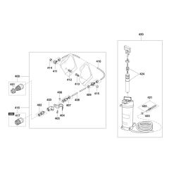 Water Tank Assembly for Makita