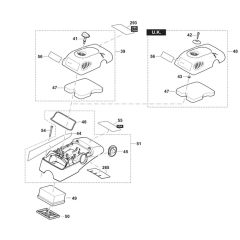 Hood, Air Filter for Makita DPC8132
