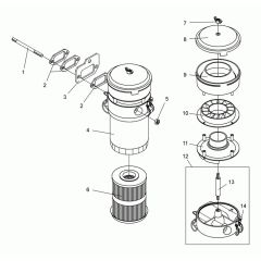 Air Filter for Wacker DPS2050