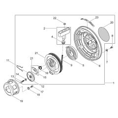 Recoil Starter for Wacker DPS2050Hw
