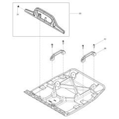 Baseplate Assembly for Wacker DPS2050Hw