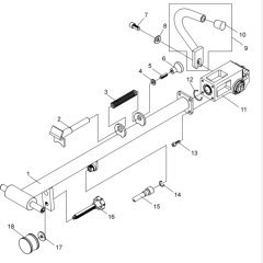 Center Pole Assembly for Wacker