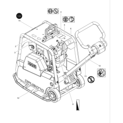 Labels for Wacker DPU3070H