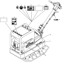 Labels Assembly for Wacker DPU4045H