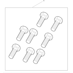 Set of Screws for Wacker DPU4045H