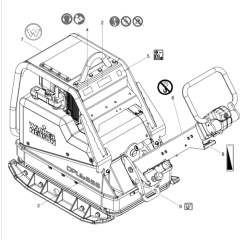 Labels Assembly for Wacker DPU6555H