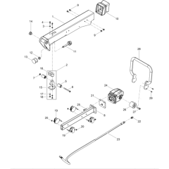 Centre Pole Assembly for Wacker
