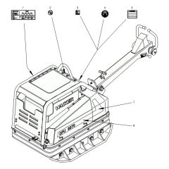 Decals for Wacker DPU9070