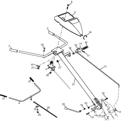 Handle & Controls for Husqvarna DRT 70
