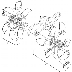 Tine Assembly for Husqvarna