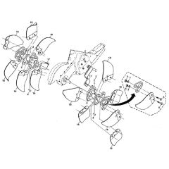 Tine Assembly for Husqvarna