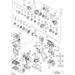 Main Assembly for Hikoki DS14DBL