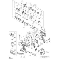 Main Assembly for Hikoki DS18DVF3