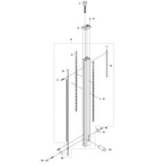 Column Assembly for DS 250