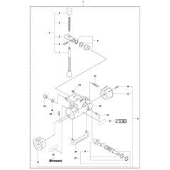 Carriage Assembly for Husqvarna DS 40