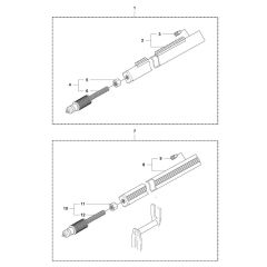 Column Assembly for Husqvarna DS 40