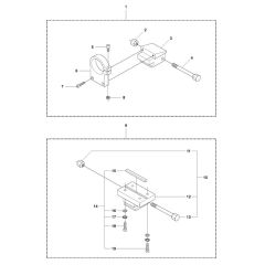 Frame Assembly for Husqvarna DS 40