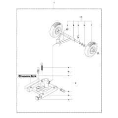 Base Plate for Husqvarna DS 50