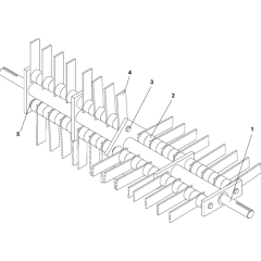 Flail Blade Assembly for DT22