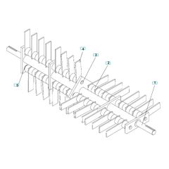 Flail Blade Reel for Husqvarna DT22B5FA