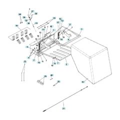 Bagger Assembly for Husqvarna DT22B5NRA
