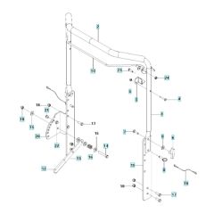Handle Assembly for Husqvarna DT22HNR