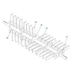 Flail Blade Reel for DT22NEFA