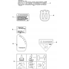 Husqvarna DTF6 BF Decals
