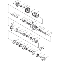 Drill Assembly for Makita DTP140RFE