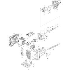 Makita DUR362L Housing Assembly