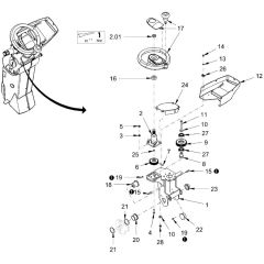 Steering Assembly for Hamm DV+ 70i