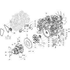 Pump Drive & Engine Assembly