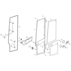 Door Assembly for Wacker DV60-2