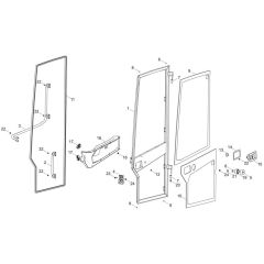 Door Assembly for Wacker DV90-2