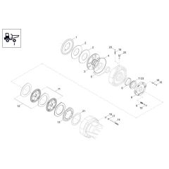 Brake Assembly for Wacker