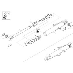 Tilt Ram Assembly - Wacker DV90-2