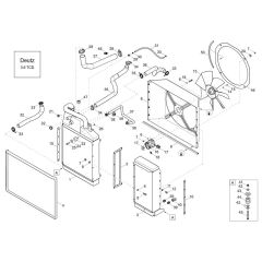 Combi-Cooler for Wacker DV90-2