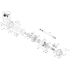 Axle Case & Wheel Hub Assembly