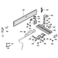 Fence Assembly for DeWalt DW1161