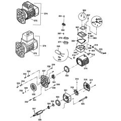 Arbor Assembly for DeWalt DW1163