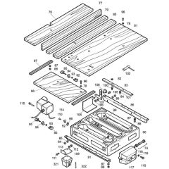 Table Assembly for DeWalt DW1253