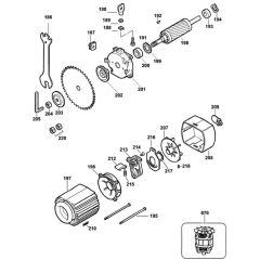 Fan Assembly for DeWalt DW1253